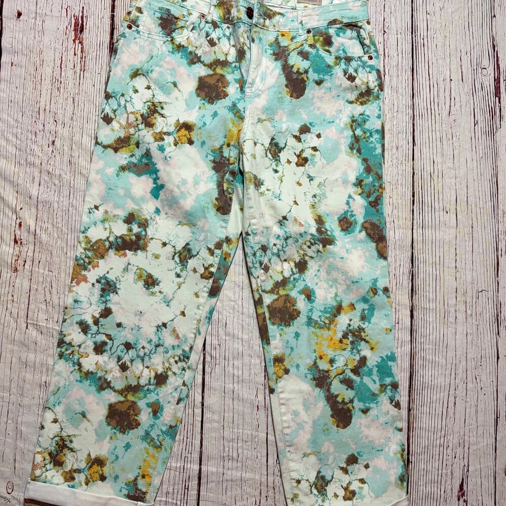 Logo Tie Dye Boyfriend Jeans